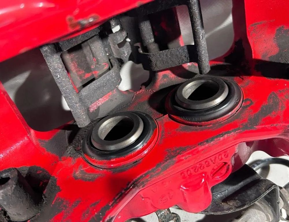 PORSCHE Cayenne 958 (2010-2018) Супорт тормозов передний левый 7P5615106AL 31424803