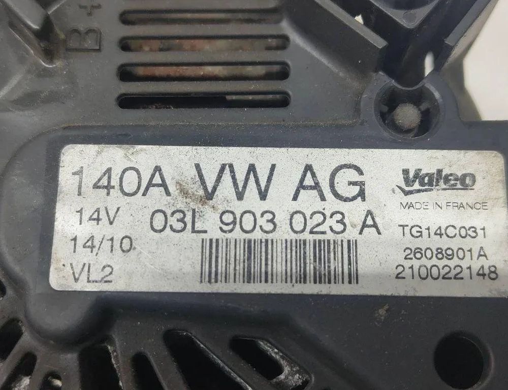 VOLKSWAGEN Golf 8 generation (2019-2023) Ģenerators 03L903023A 32000954