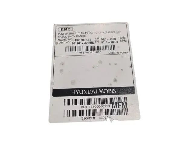 KIA Picanto 2 generation (2011-2017) Mūzikas atskaņotājs ar Navigāciju / GPS 961701Y261MB2,AM110TAEE 26572444