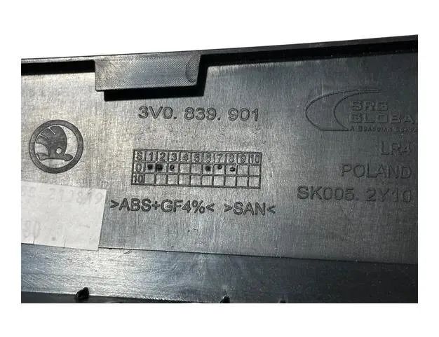SKODA Superb 3 generation (2015-2023) Front Left Door Window Strip 3V0839901,SK0052Y10,273810 26578741