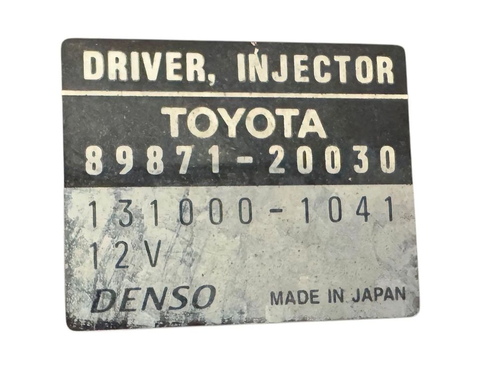 TOYOTA Avensis Verso 1 generation (2001-2003) Degvielas iesmidzinātāju vadības bloks 8987120030 29948090