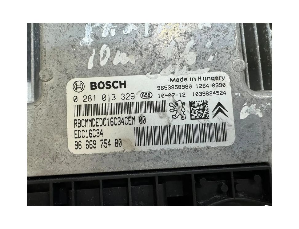 PEUGEOT Partner 2 generation (2008-2023) Engine Control Unit ECU 0281013329,9666975480 29950136