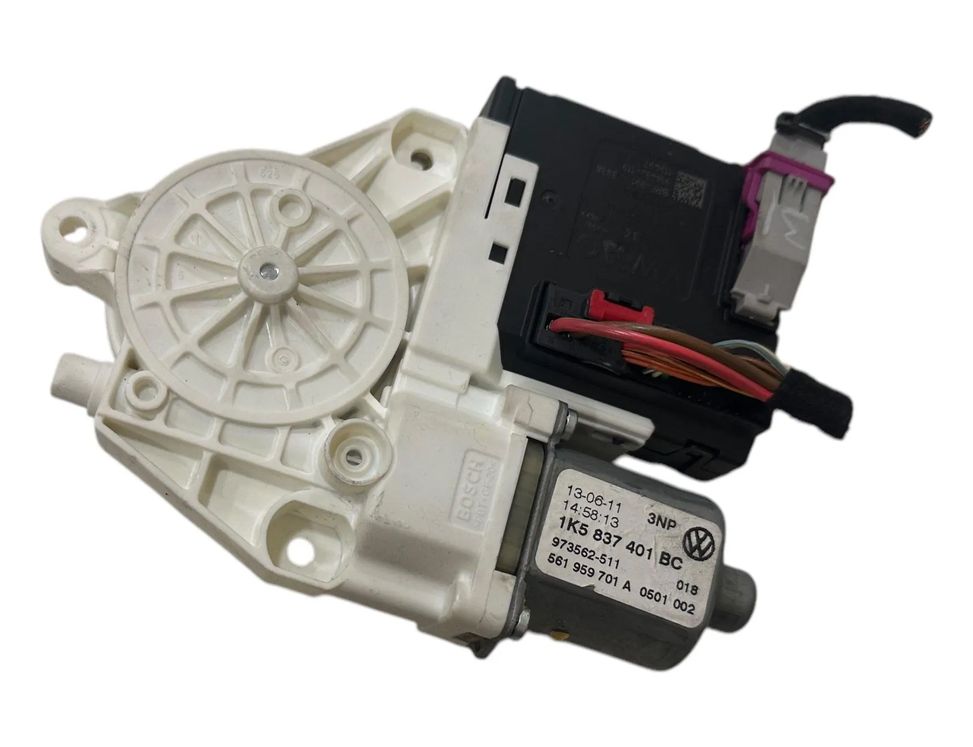 VOLKSWAGEN Golf 6 generation (2008-2015) Маторчик стеклоподъемника передней левой двери 973562511,1K5837401BC 29959928