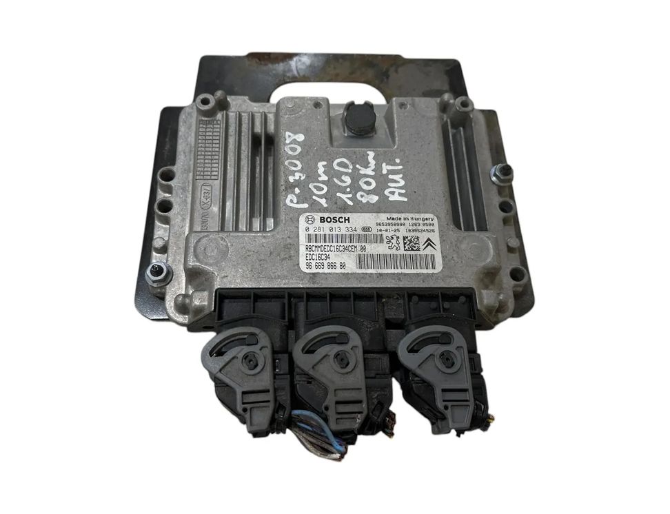 PEUGEOT 2008 2 generation (2019-2023) Engine Control Unit ECU 0281013334,9666986680 29970857