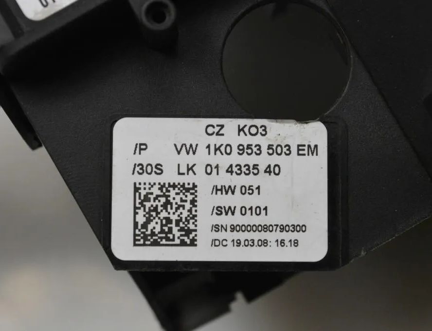 SKODA Octavia 2 generation (2004-2013) Indicator Wiper Stalk Switch 1K0953503EM 32967937