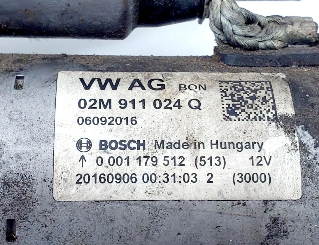 SKODA Fabia 3 generation (2014-2021) Starter Motor 02M911024Q 17428129