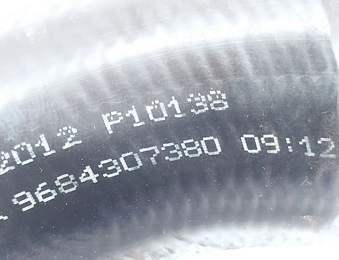 CITROËN C4 2 generation (2010-2024) шланг радиатора интеркулера 9684307380,9685598580,9686523980,9678406580 25840143