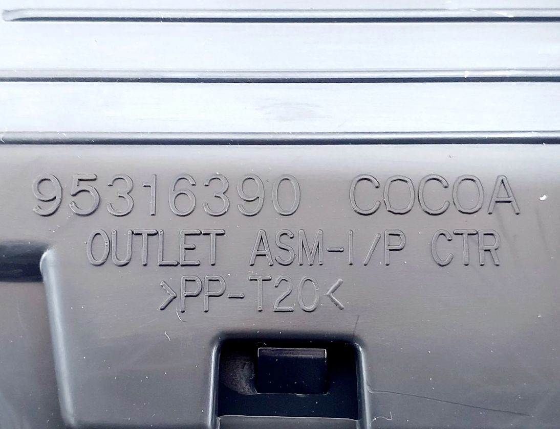 OPEL Mokka 1 generation (2012-2015) Instrumentu paneļa gaisa kanāli 95316390,95316389 27771371