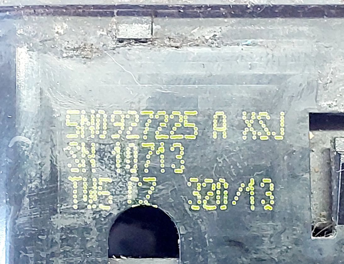 VOLKSWAGEN Sharan 2 generation (2010-2024) Stāvbremzes poga 5N0927225A 32063252