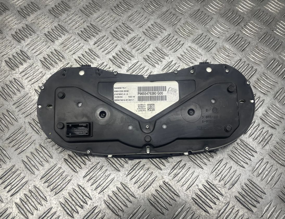 PEUGEOT 307 1 generation (2001-2008) Instrumentu panelis/spidometrs P9655476380,9655476380 25787437