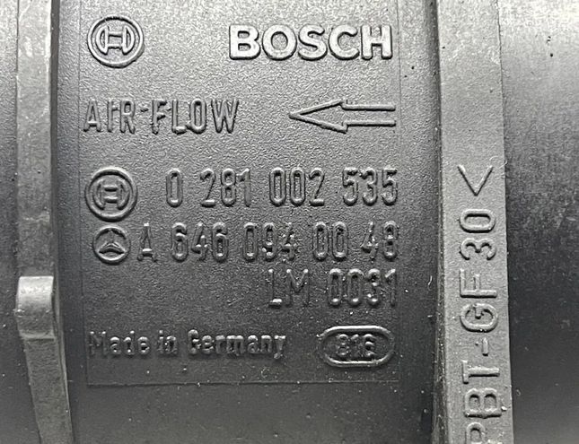 MERCEDES-BENZ E-Class W211/S211 (2002-2009) Воздухомер воздушного фильтра A6460940048,0281002535,LM0031 28112588