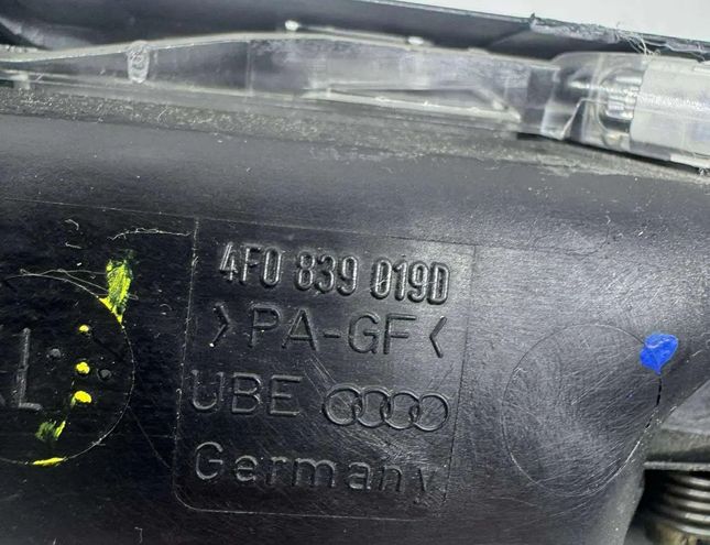 AUDI A6 C6/4F (2004-2011) Left Rear Internal Opening Handle 4F0839019D 32823037