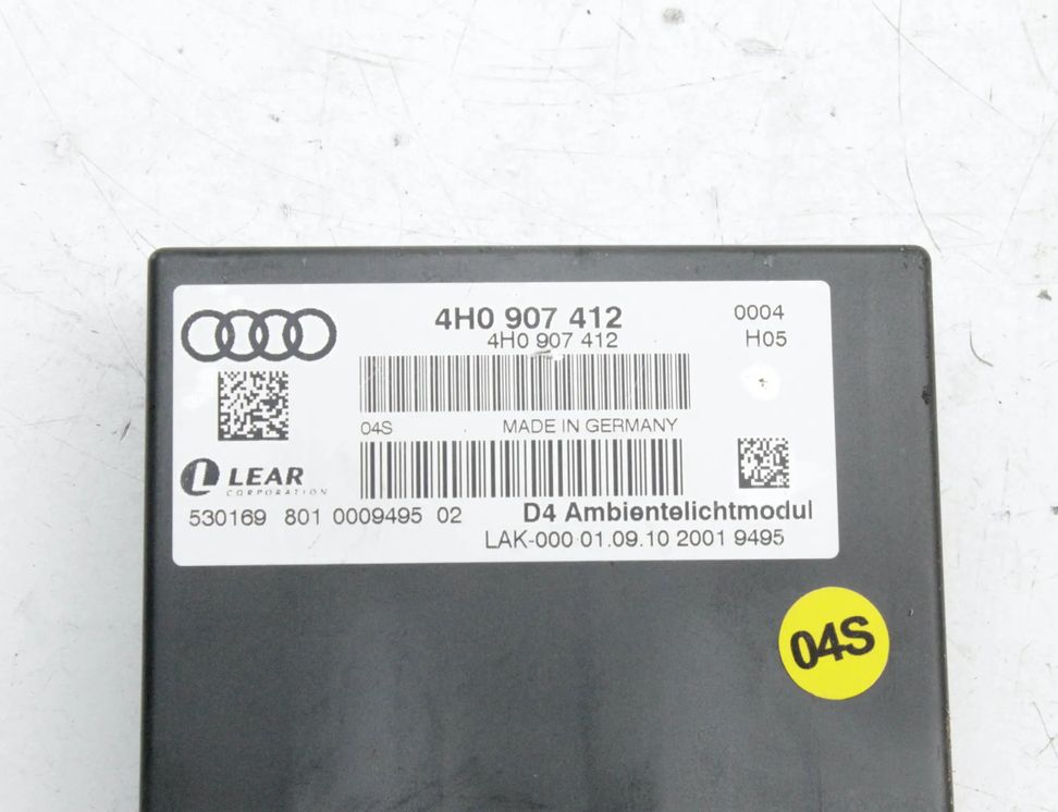 AUDI A8 D4/4H (2010-2018) Headlight Control Unit 4H0907412 24985465