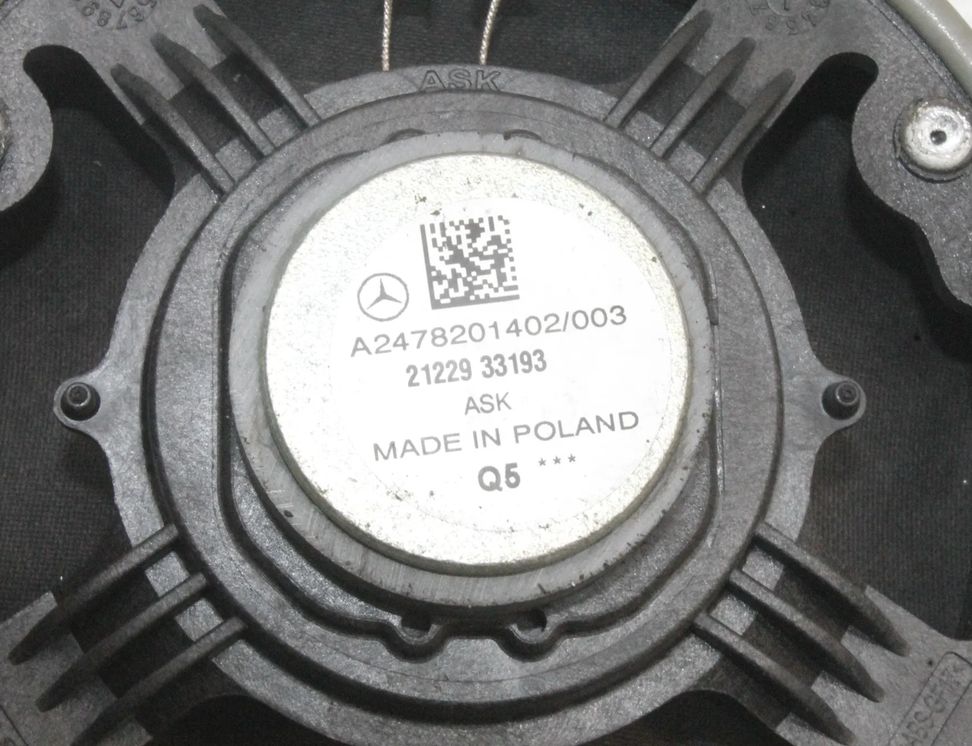 MERCEDES-BENZ EQA 1 generation (2021-2023) Priekšējo labo durvju skaļrunis A2478201402 25444638