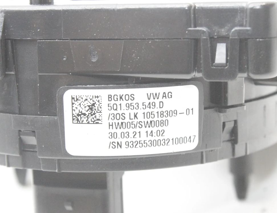 SKODA Octavia COMBI (2019-2024) Steering Wheel Slip Ring Squib 5Q1953549D 26020796