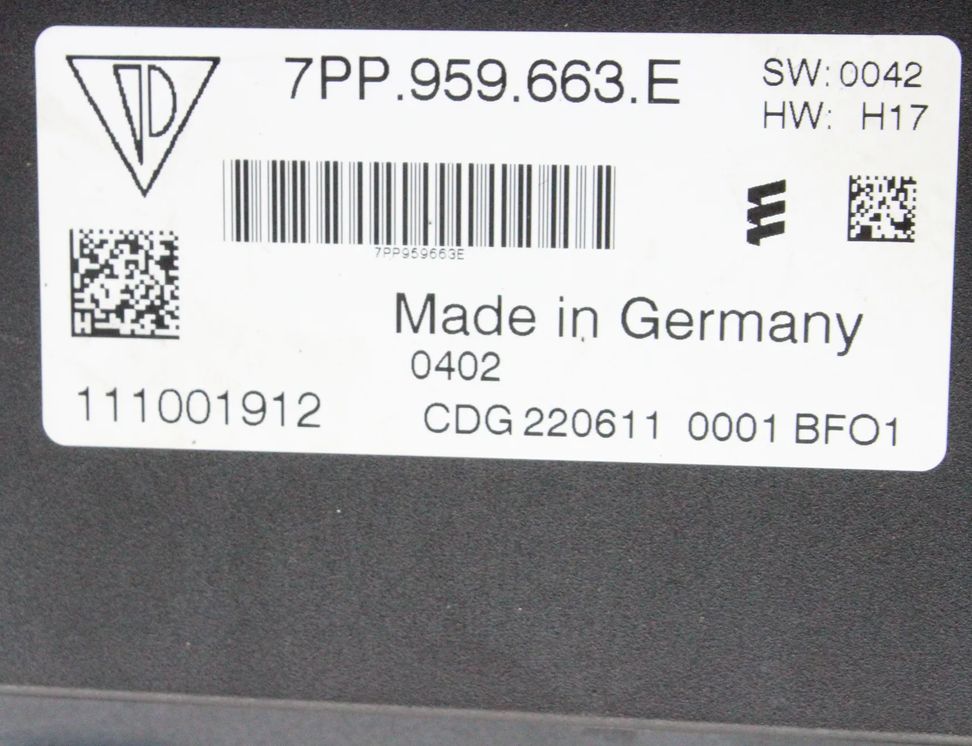 VOLKSWAGEN Touareg 2 generation (2010-2018) Блок управления напряжением 7PP959663E 29484088