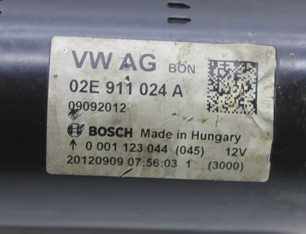 VOLKSWAGEN Passat CC 1 generation (2008-2017) Стартер 02E911024A 30123649