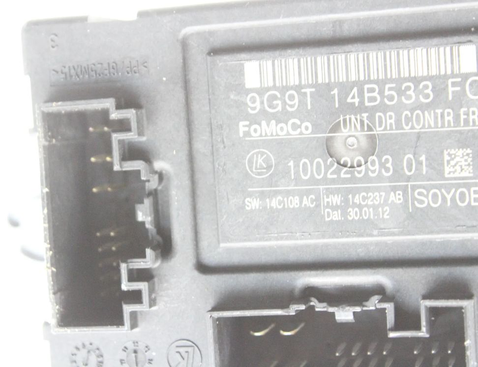 FORD S-Max 1 generation (2006-2015) Front Left Door Control Unit 9G9T14B533FC 30714150