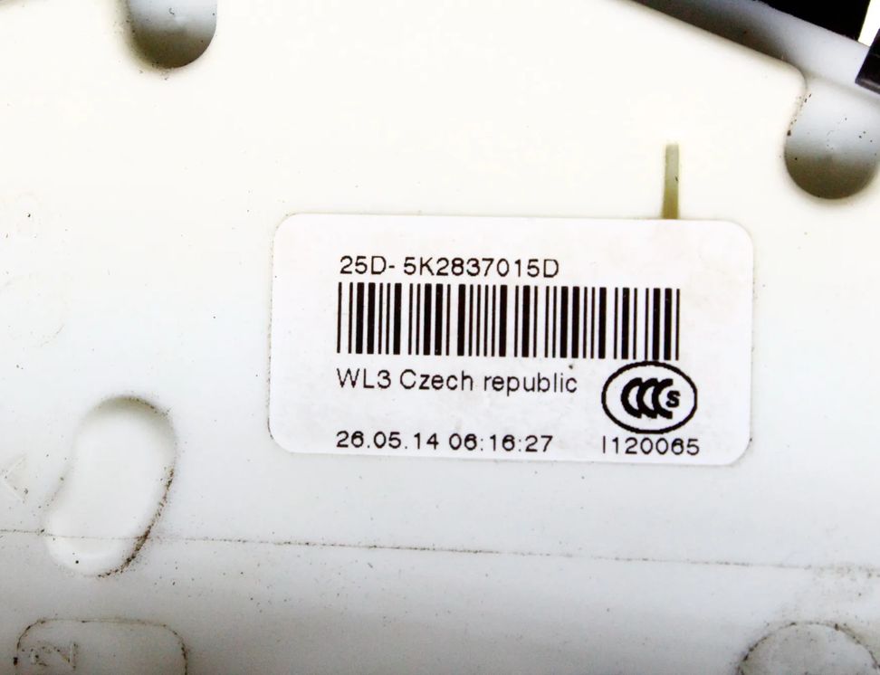 SEAT Alhambra 2 generation (2010-2021) Front Left Door Lock 5K2837015D 32964304