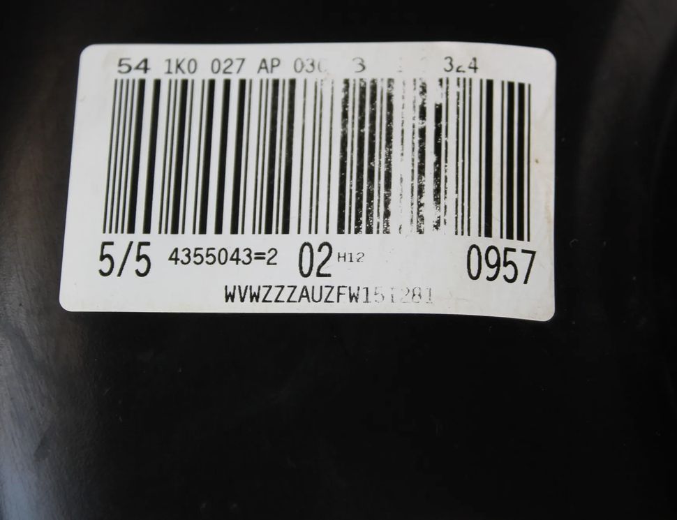 VOLKSWAGEN Golf 7 generation (2012-2024) Запаска 1K0601027AP 32984060