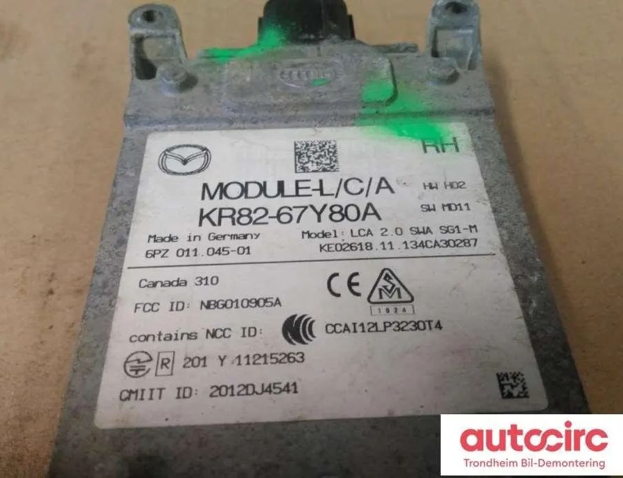 MAZDA CX-5 1 generation (2011-2020) Датчик выезда с полосы движения kr82-67-y80a,kr82-67y80a,kr8267y80a,6pz011045-01 30848319