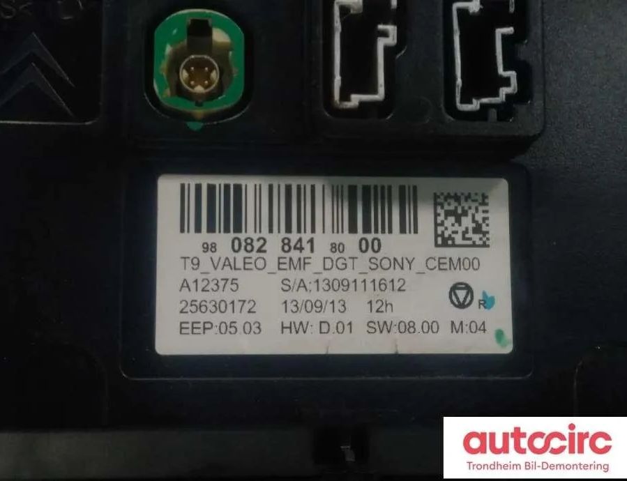 PEUGEOT 308 T9 (2013-2021) Navigation Display 9808284180,9808284180-00,9811486280 30851815