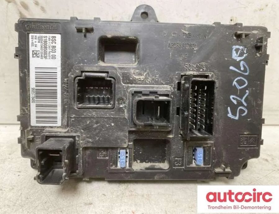 PEUGEOT Partner 2 generation (2008-2023) Звуковой блок 9665778480 31705984