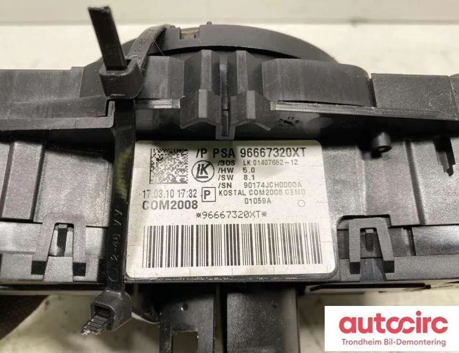 PEUGEOT 3008 1 generation (2010-2016) Headlight Switch Control Unit 6242wq,96773911zd,6243a0,96667320xt 33010783