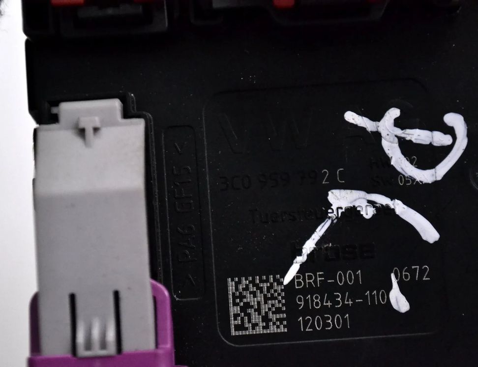 VOLKSWAGEN Passat CC 1 generation (2008-2017) Front Left Door Window Regulator Motor 3C0959792C 11571066