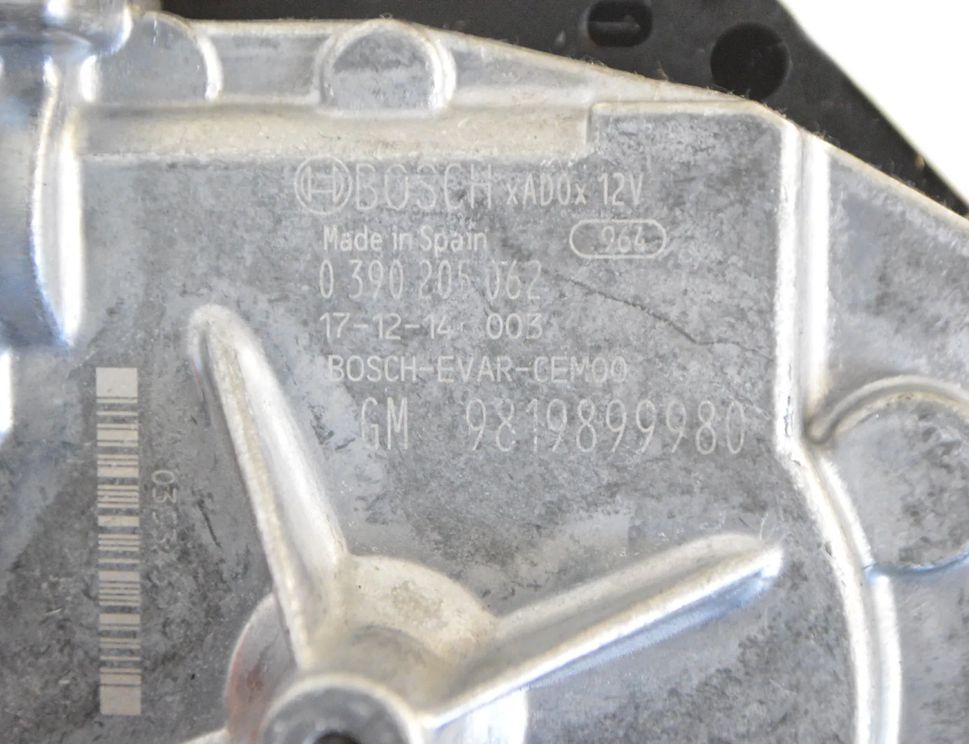 OPEL Grandland X 1 generation (2017-2023) Моторчик заднего стеклоочистителя 9819899980 12082820