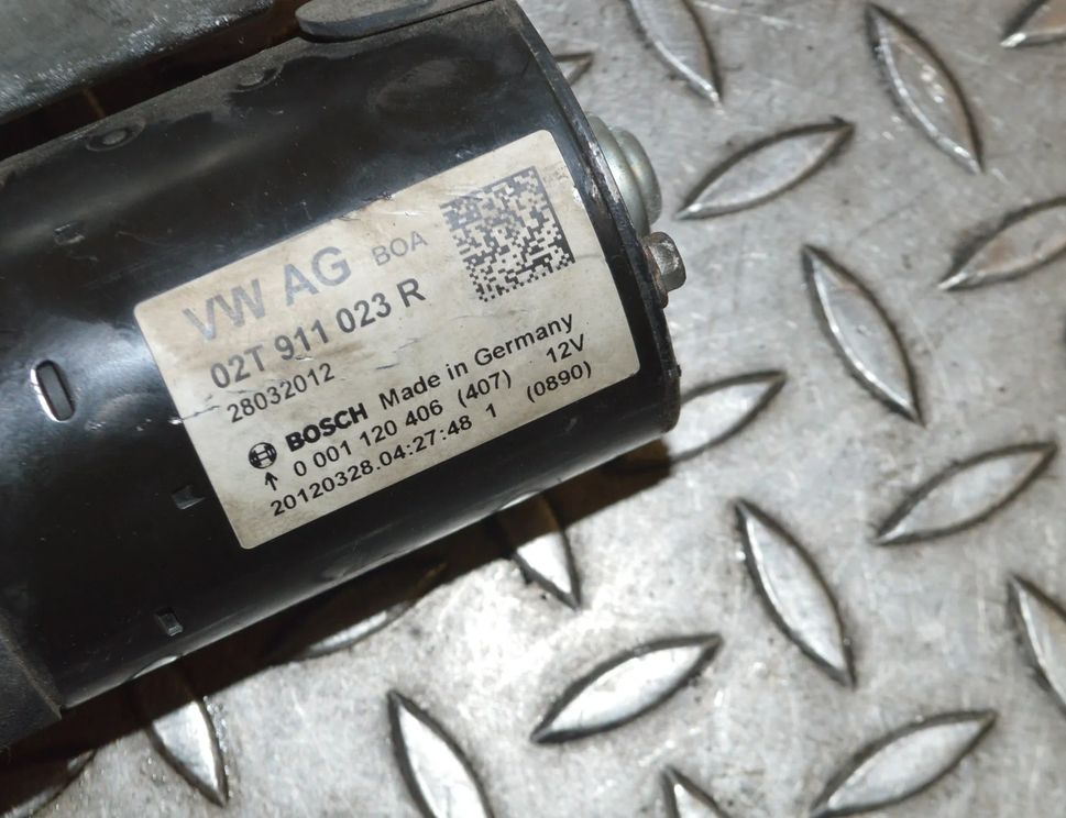 VOLKSWAGEN Polo 5 generation (2009-2017) Стартер 02t911023r 13983720