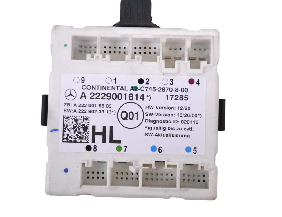 MERCEDES-BENZ GLC 253 (2015-2019) Блок управления дверей левый задний A229015803,A2229023313,A2229001814 14910330