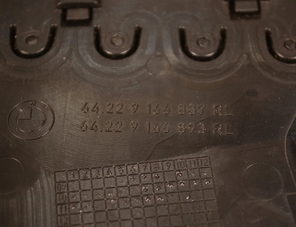 BMW 5 Series F10/F11 (2009-2017) Вентиляционные отверстия в приборной панели 9166887,9166893,64229166887,64229166893 14918268