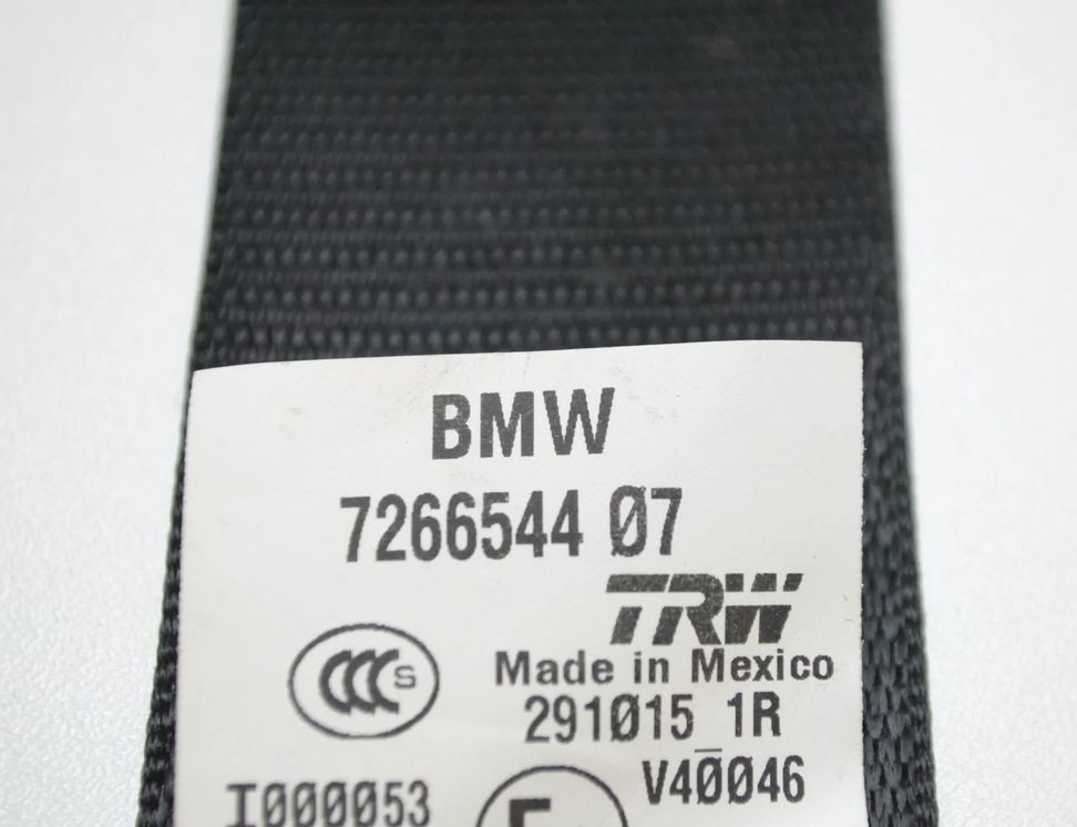 BMW X3 F25 (2010-2017) Rear Right Seatbelt 7266544 2660597