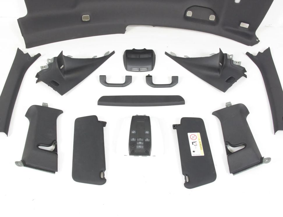 MERCEDES-BENZ C-Class W204/S204/C204 (2004-2015) Black Roof Liner Set 2962676