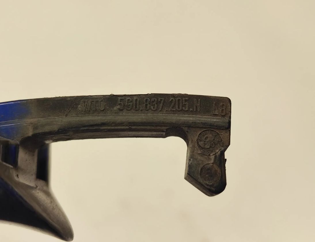 VOLKSWAGEN Golf R 7 generation (2013-2019) Наружная ручка задней левой двери 5G0837205N 30449055