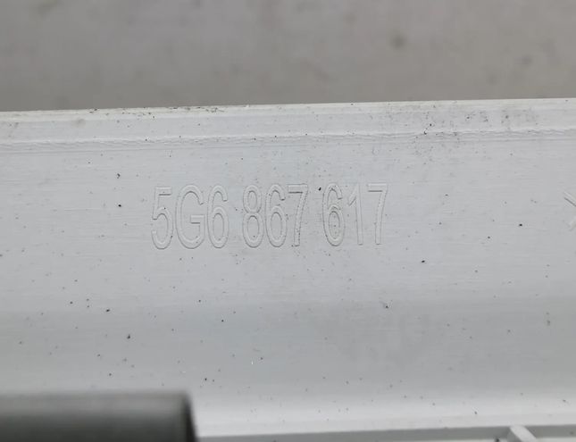 VOLKSWAGEN Golf 7 generation (2012-2024) Salona detaļas 5G6867617 27982023