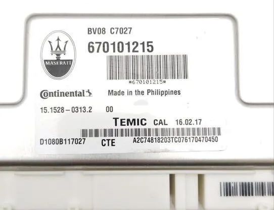 MASERATI Levante 1 generation (2016-2024) Блок управления подвеской воздуха 670101215 31301032