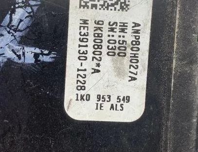 VOLKSWAGEN Touran 1 generation (2003-2015) Stūres stāvokļa sensors 1K0953549 23928847