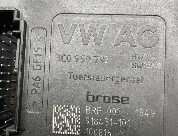 VOLKSWAGEN Passat B7 (2010-2015) Front Left Door Window Regulator Motor 3C0959793,3C1837461L 30588467