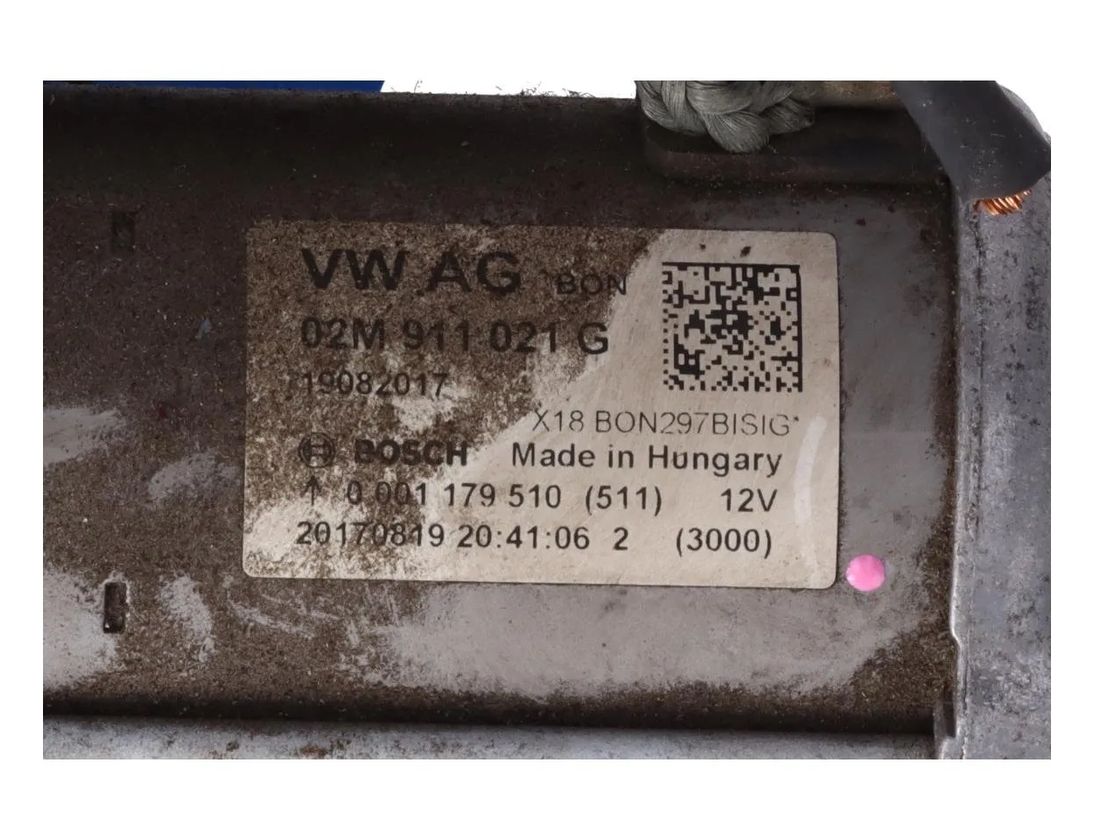 SKODA Fabia 3 generation (2014-2021) Стартер 02M911021G 21717716