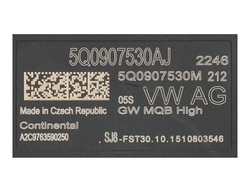 VOLKSWAGEN Passat B8 (2014-2023) Gateway Control Unit 5Q0907530AJ 28149894