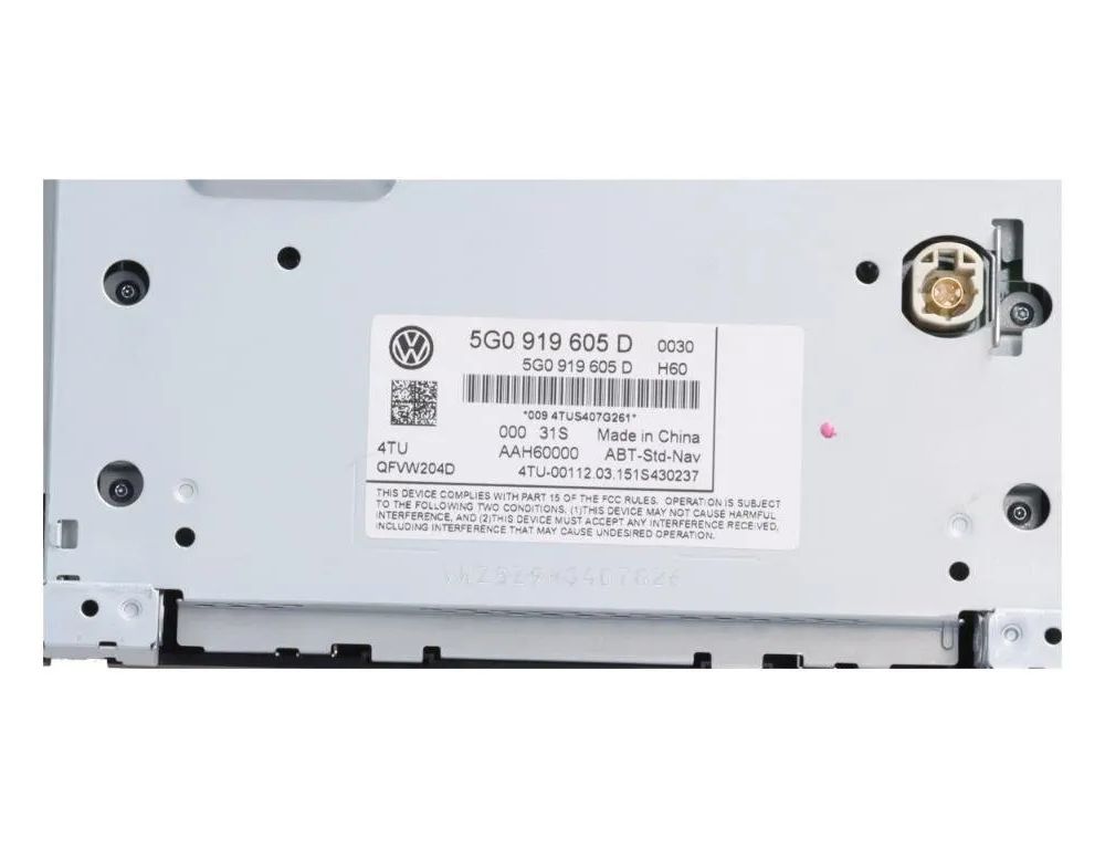 VOLKSWAGEN Golf Sportsvan 1 generation (2014-2019) Navigation Display 5G0919605D 29180718