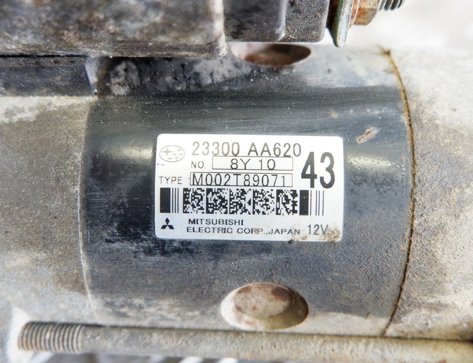 SUBARU Forester SH (2007-2013) Стартер 23300-AA620,M002T89071 11224390