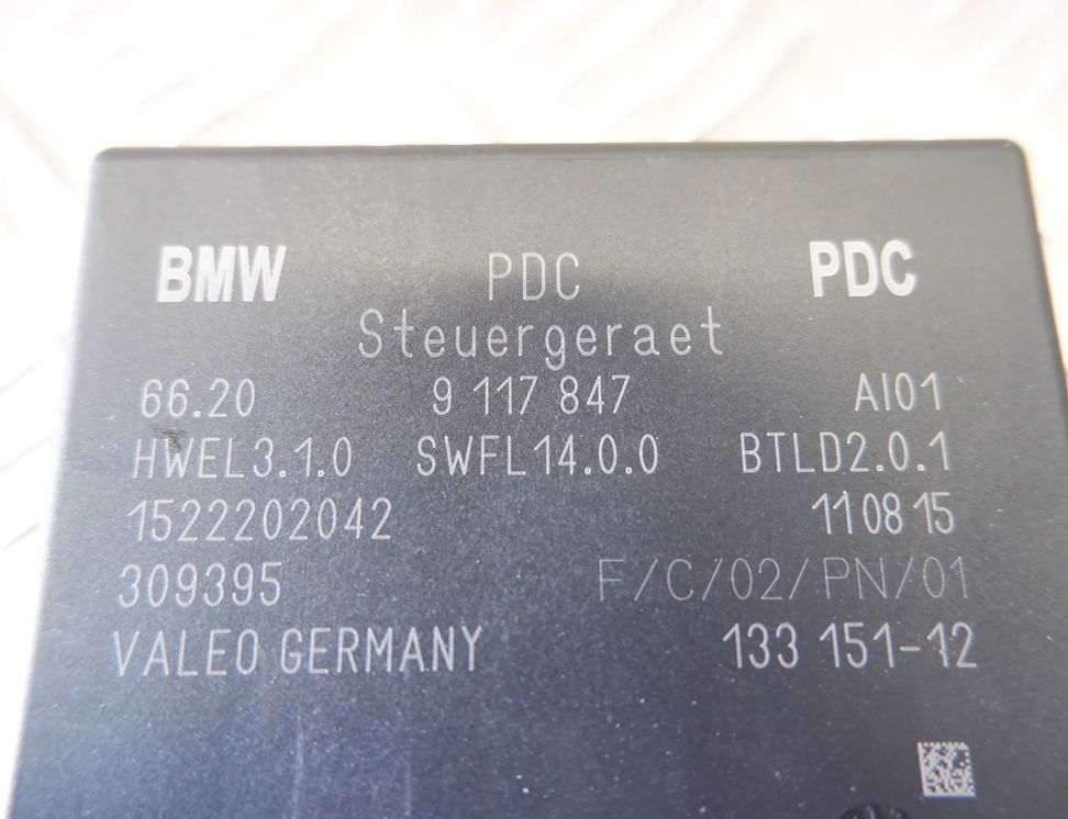 BMW X3 F25 (2010-2017) Pārkingsensoru vadības bloks 9117847 25889309