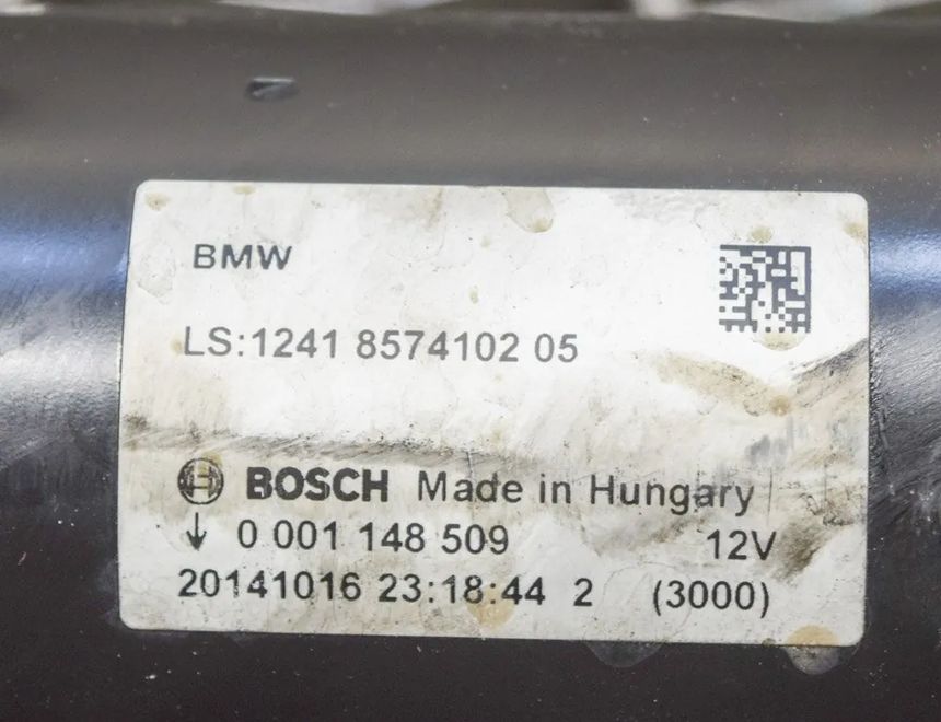 BMW 4 Series F32/F33/F36 (2013-2020) Starter Motor 8574102,0001148509 10504101