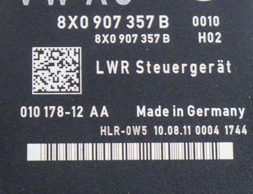 AUDI A1 8X (2010-2020) Блок света 010178-12AA,8X0907357B 10580112