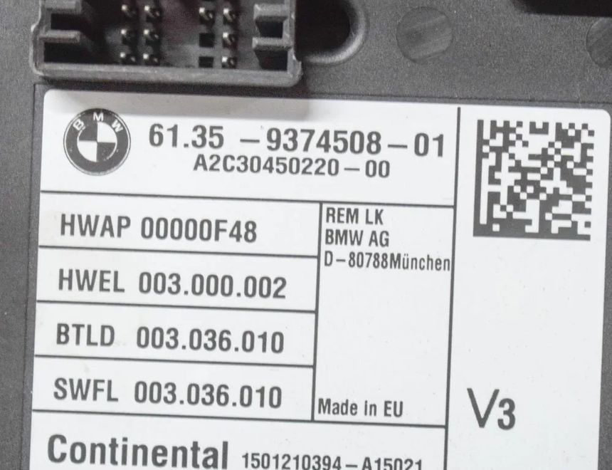 BMW 2 Series F22/F23 (2013-2020) Komforta vadības bloks A2C30450220,9374508 11269104