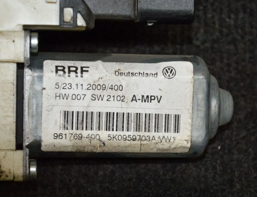 VOLKSWAGEN Touran 1 generation (2003-2015) Rear Left Door Window Control Motor 5K0959703A 1146658