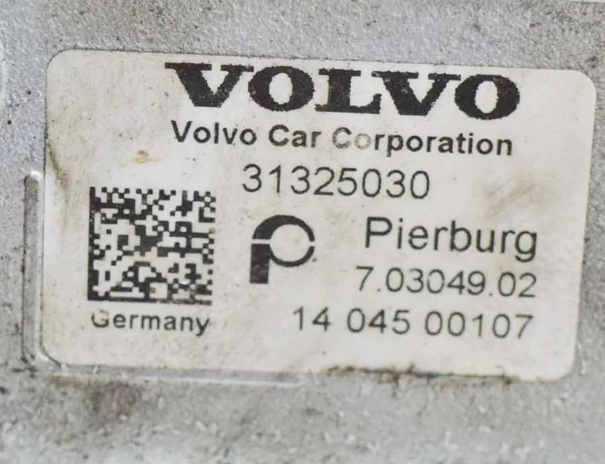 VOLVO V40 2 generation (2012-2020) EGR dzesētājs 31325030 11481203